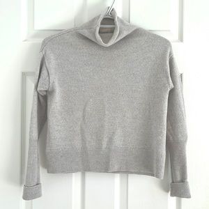 Aritzia Wilfred mock neck Cyprie Merino Wool Sweater